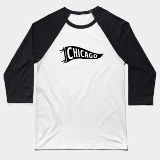 Chicago Pennant - White Baseball T-Shirt